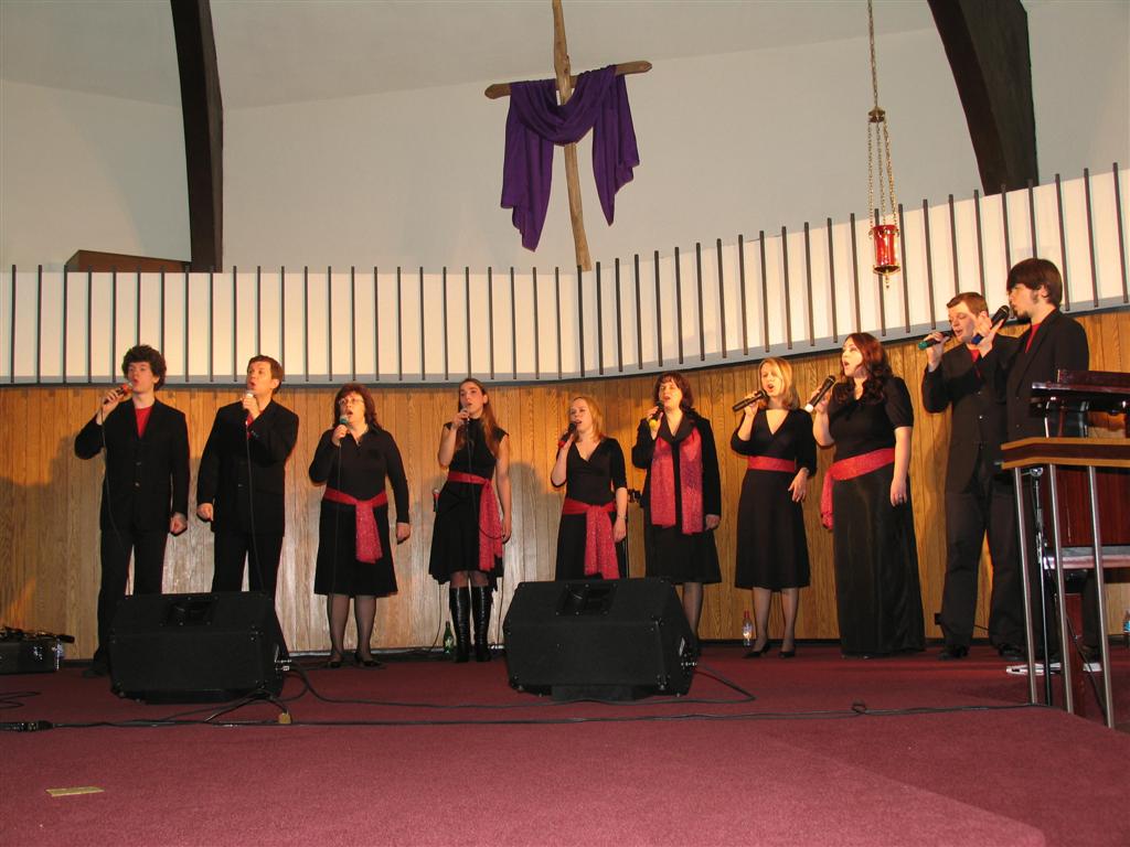 Agape Performing at the Concert
